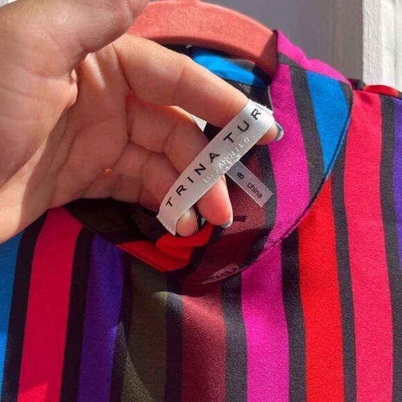 Trina Turk Logan Striped Shift Dress - Picture 6 of 9